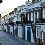 Row of houses in a quiet english street for room for rent renters reform bill